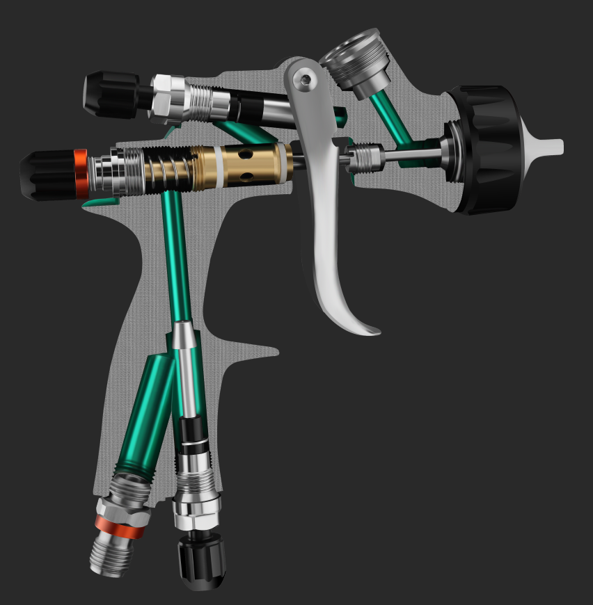 Professional car paint spray gun