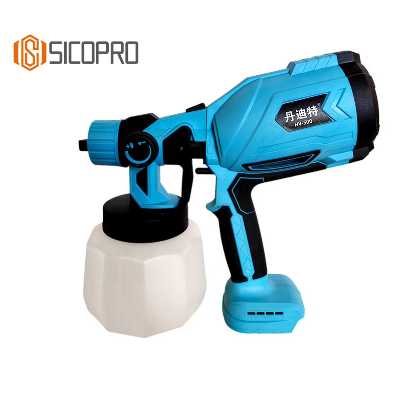 Cordless Electric HVLP Paint Sprayer Gun - Model HV-500