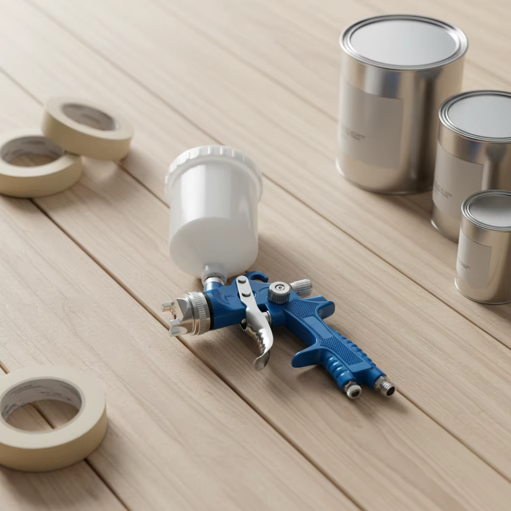 SK-897 Professional Automotive LVLP Spray Gun High Transfer Efficiency