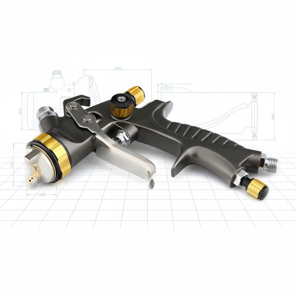 Professional LVLP Spray Gun with Superior Atomization for Cars