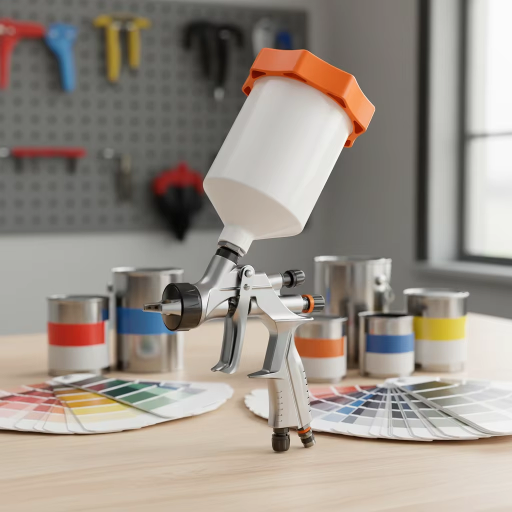 SK-200 LVLP Spray Gun Professional Gravity Feed Air Spray Gun for Automotive Painting