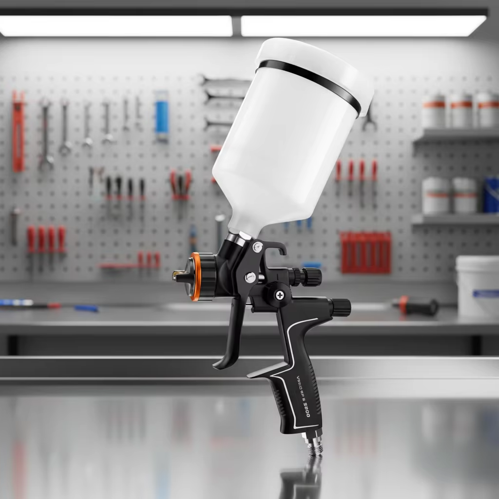 SK-5800B LVLP Spray Gun Gravity Feed Pneumatic Air Spray Gun for Refinishing