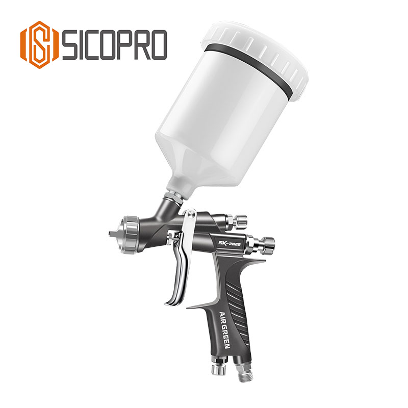 SICOPRO SK‑2022 LVLP Gravity Feed Spray Gun – Professional Low‑Pressure Coating Tool