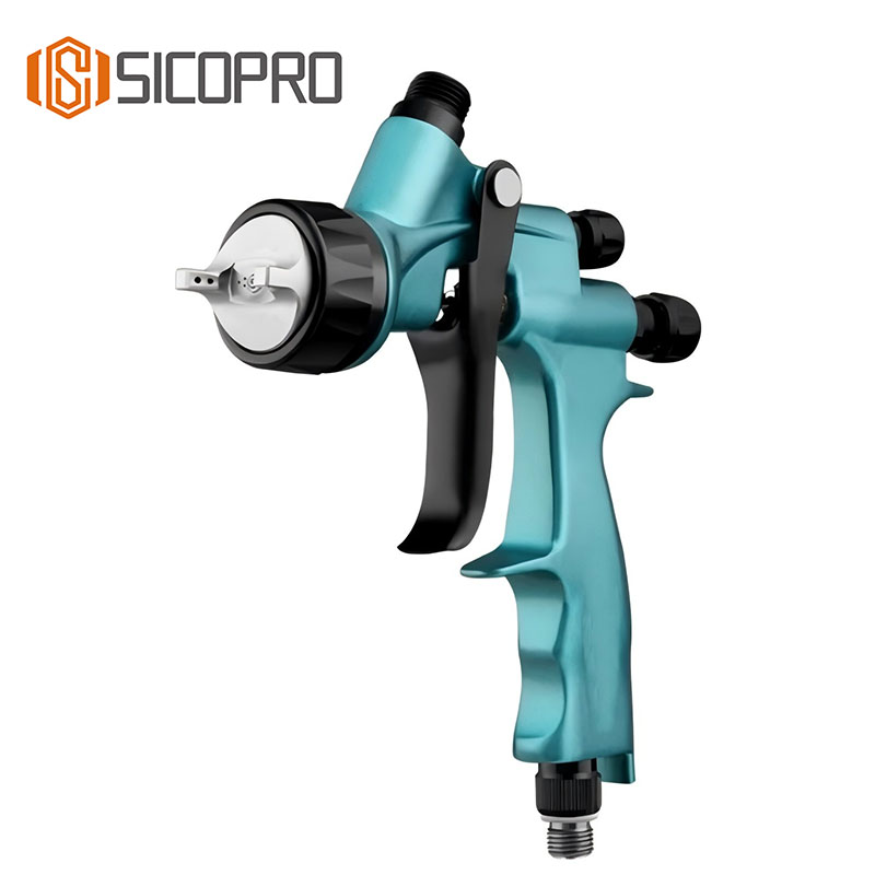 Sicopro SK-3693 LVLP Spray Gun – Gravity Feed, Professional Refinished Painting Gun, 600ml Plastic Cup