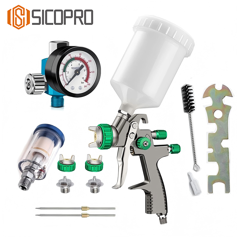 SK-2011 LVLP Spray Gun Kit – Complete Refinish Set with Accessories