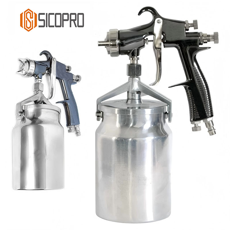 SICOPRO S-200 LVLP Spray Gun - Compact Gravity Feed Paint Gun