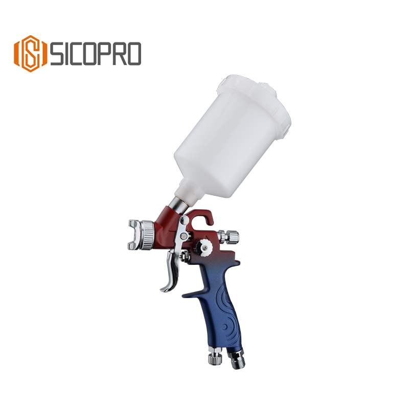 SK350 LVLP Gravity Feed Spray Gun for Automotive and Furniture Refinishing