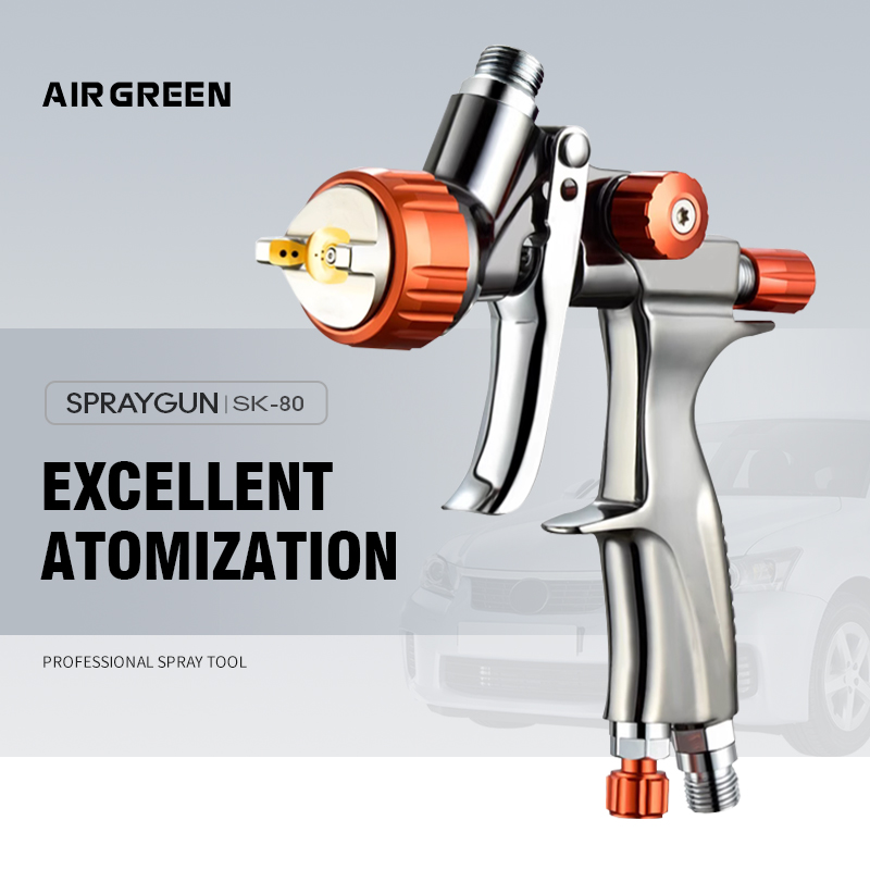 Professional LVLP Gravity Feed Spray Gun - Model SK-80