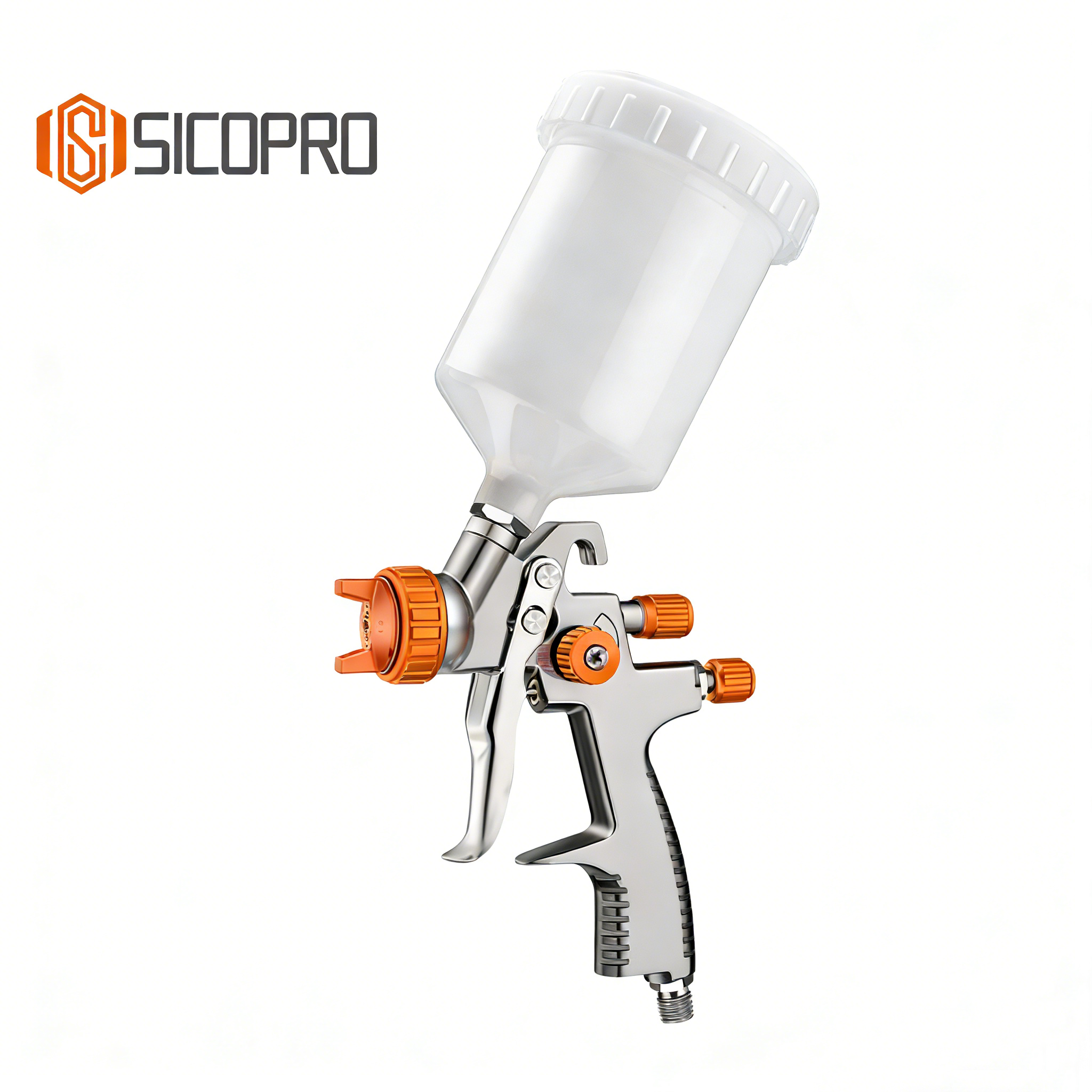 SK2011 LVLP Gravity Feed Spray Gun – Orange Control Version