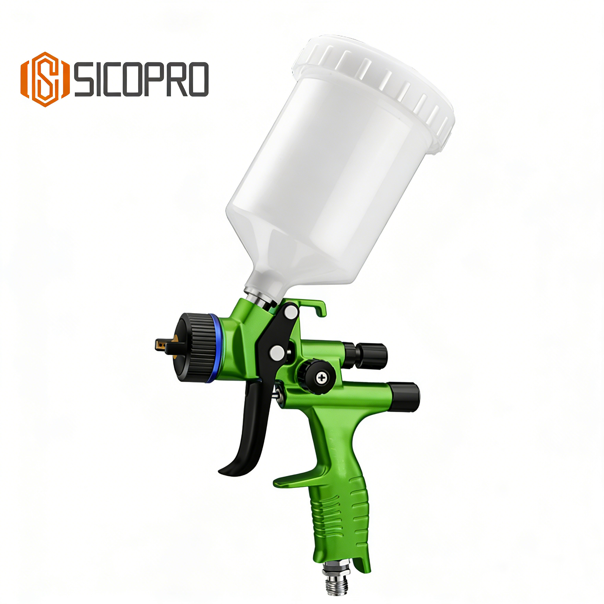 Green SK2021 LVLP Spray Gun - Precision Paint Application