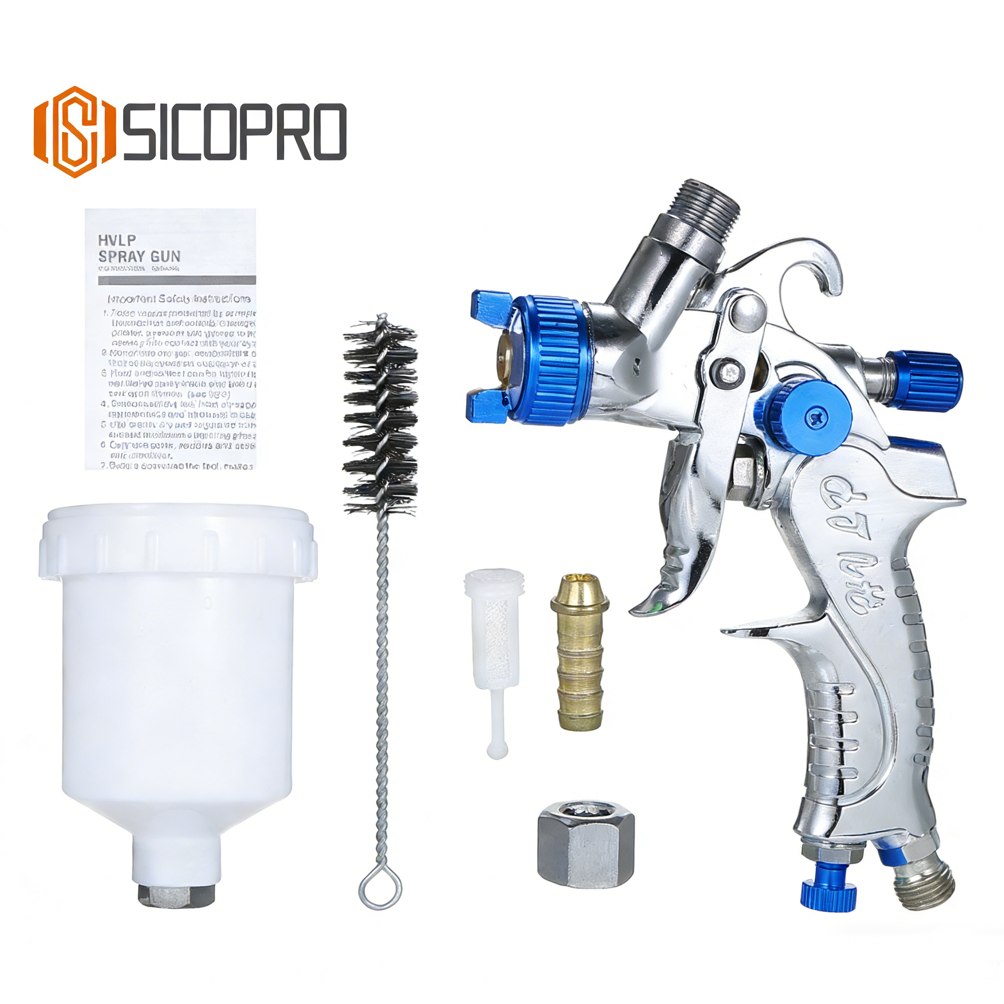 SICOPRO Mini2006 LVLP Spray Gun - Blue Edition