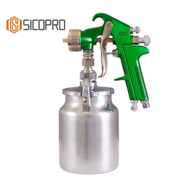TTS Suction High-Capacity LVLP Siphon Feed Spray Gun – For Refinished Coatings