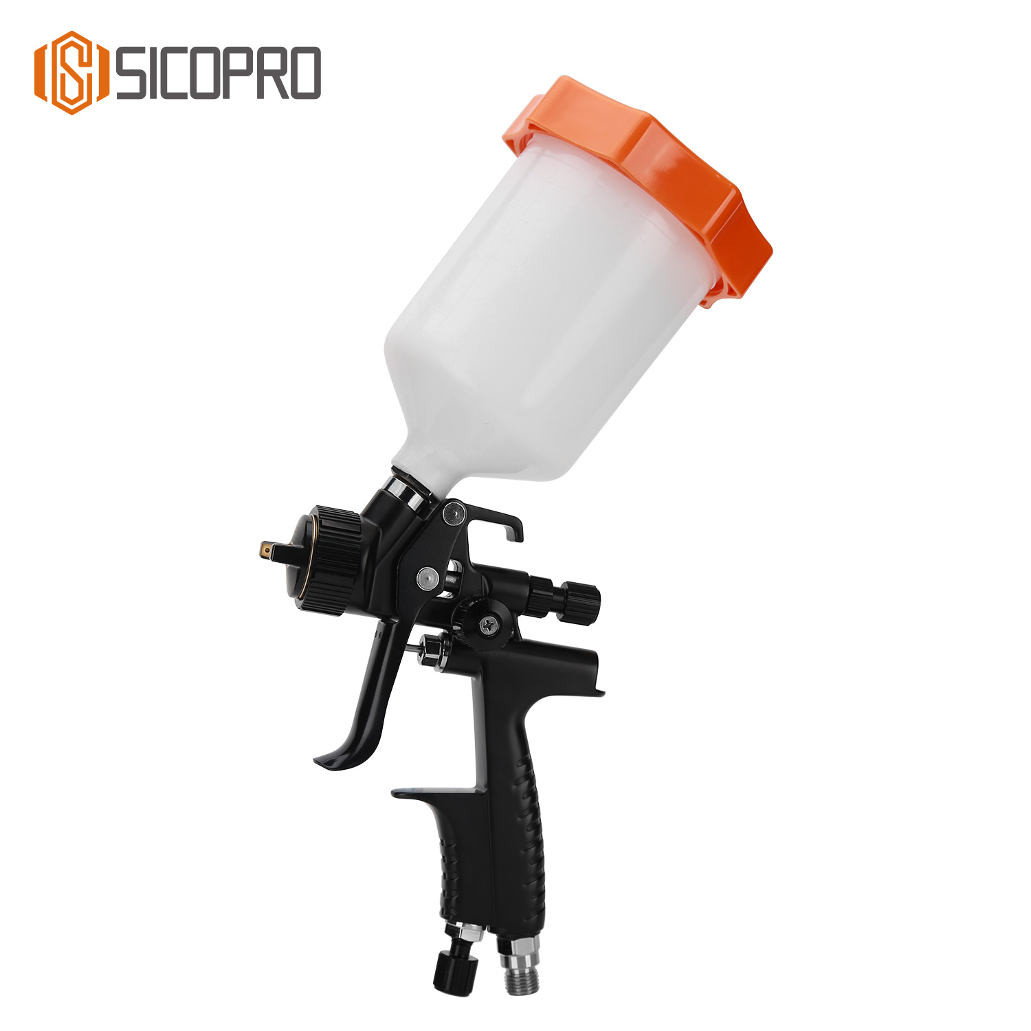 SK105 LVLP 重力式喷漆枪 – 汽车/家具多用途低压喷涂工具