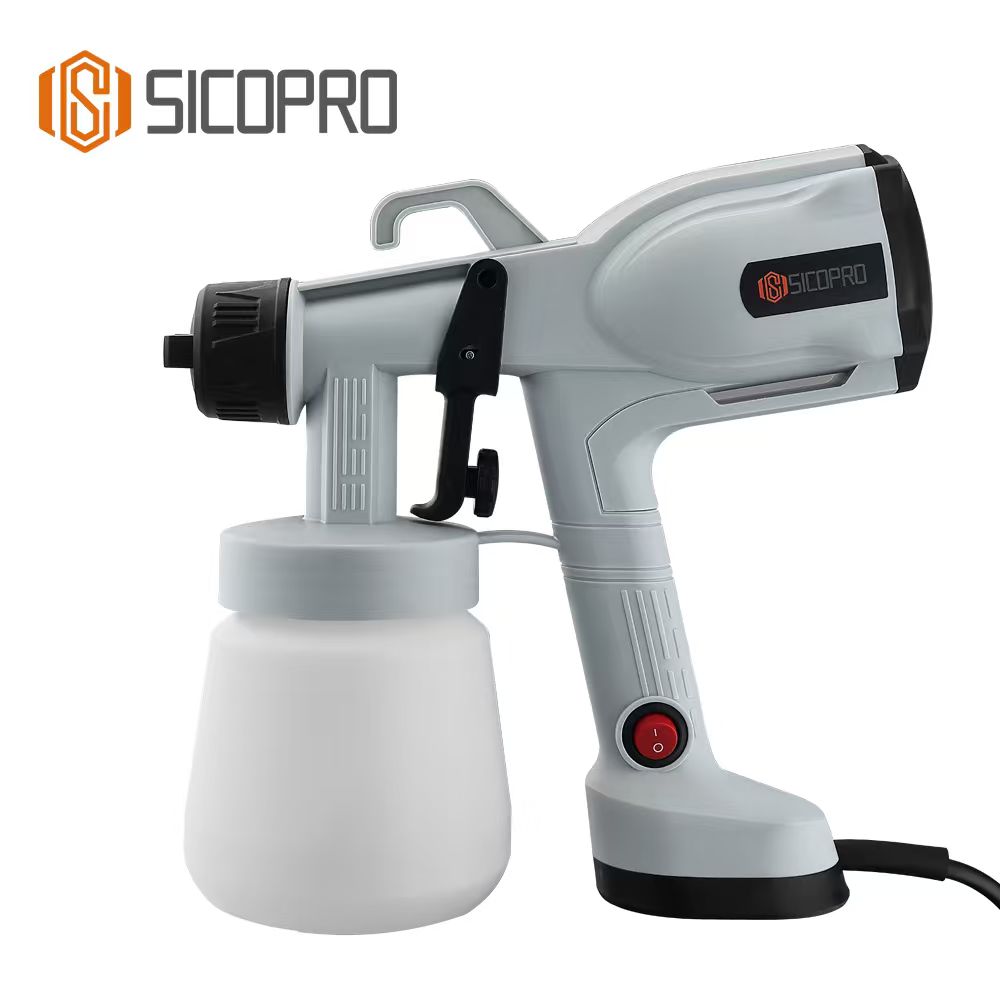 SICOPRO 电动LVLP喷漆枪 家用与工业精细喷涂工具 可调喷涂模式 高效率低雾化喷枪