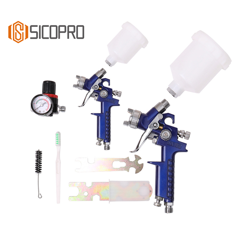 H827+H2000 Kit Compact LVLP Touch-Up Spray Gun Kit with Accessories