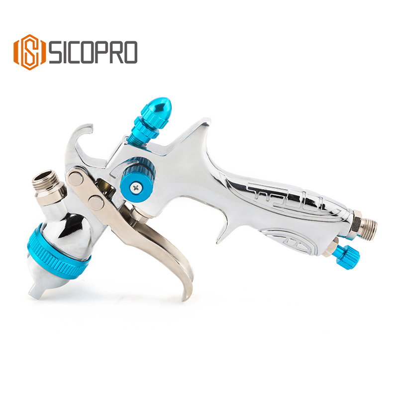SICOPRO Professional LVLP Spray Gun – Low Pressure Gravity‑Feed Paint Sprayer for Auto, Furniture & Industrial Use