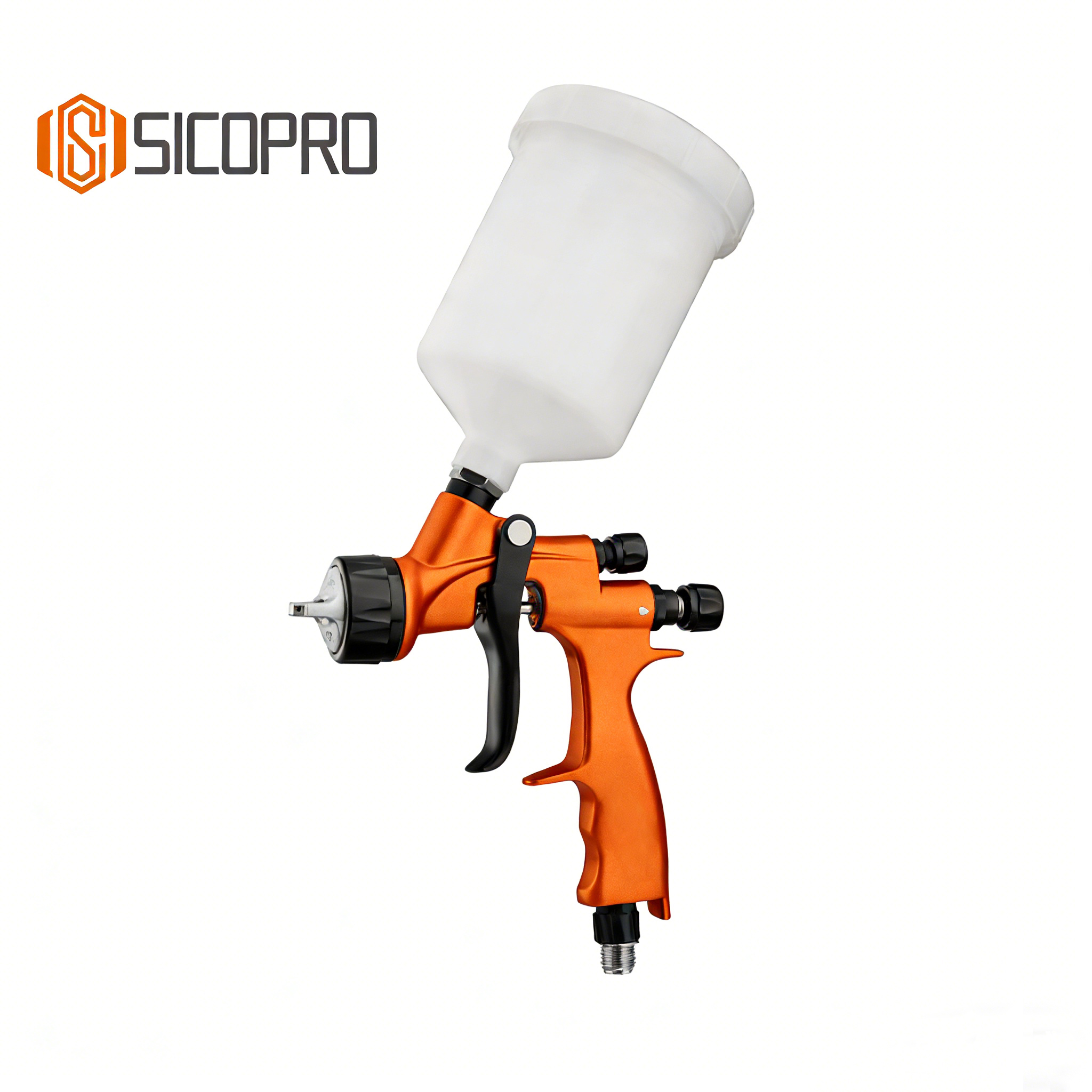 SKCV LVLP Gravity Feed Spray Gun - Orange