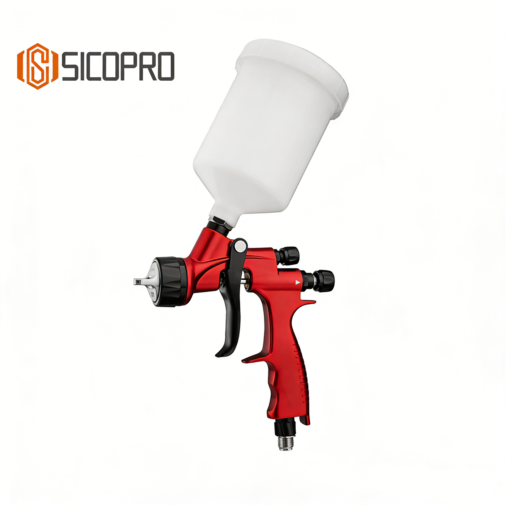 SKCV LVLP Gravity Feed Spray Gun - Red
