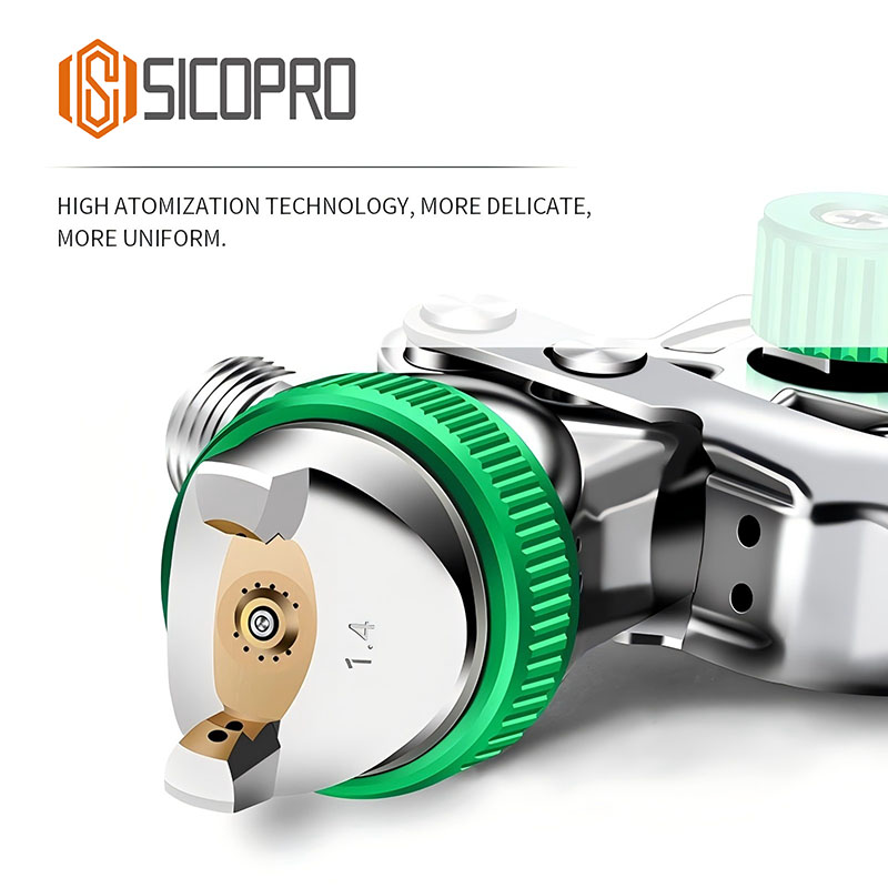 High Atomization LVLP Spray Gun H-887P for Fine Finishing
