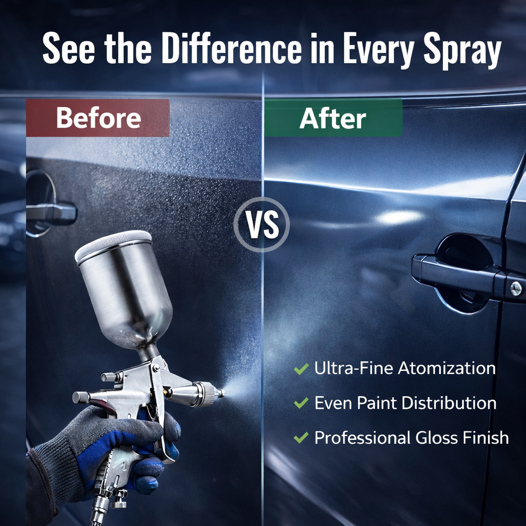 Mini LVLP Gravity Feed Spray Gun – Detail & Touch-Up Paint Sprayer