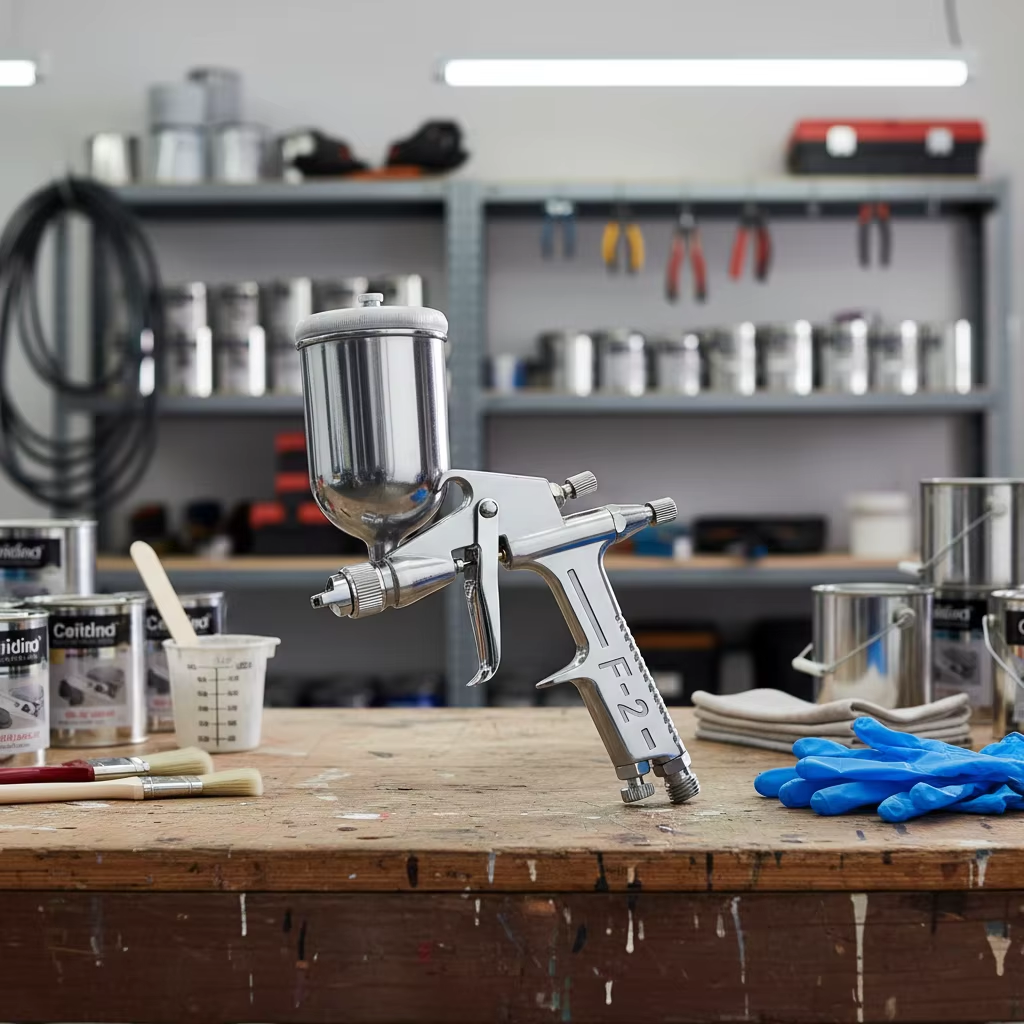 F-2 Gravity Feed Paint Spray Gun – Workshop Edition LVLP Sprayer