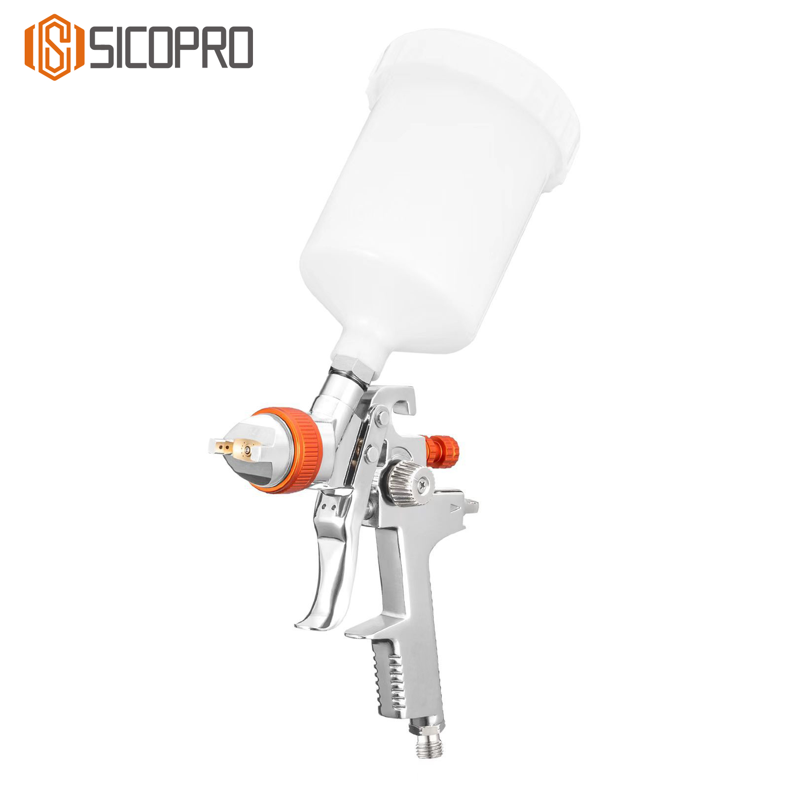 Sicopro AB-17P LVLP Gravity Feed Spray Gun 600ml – Professional Automotive & Wood Finishing Tool
