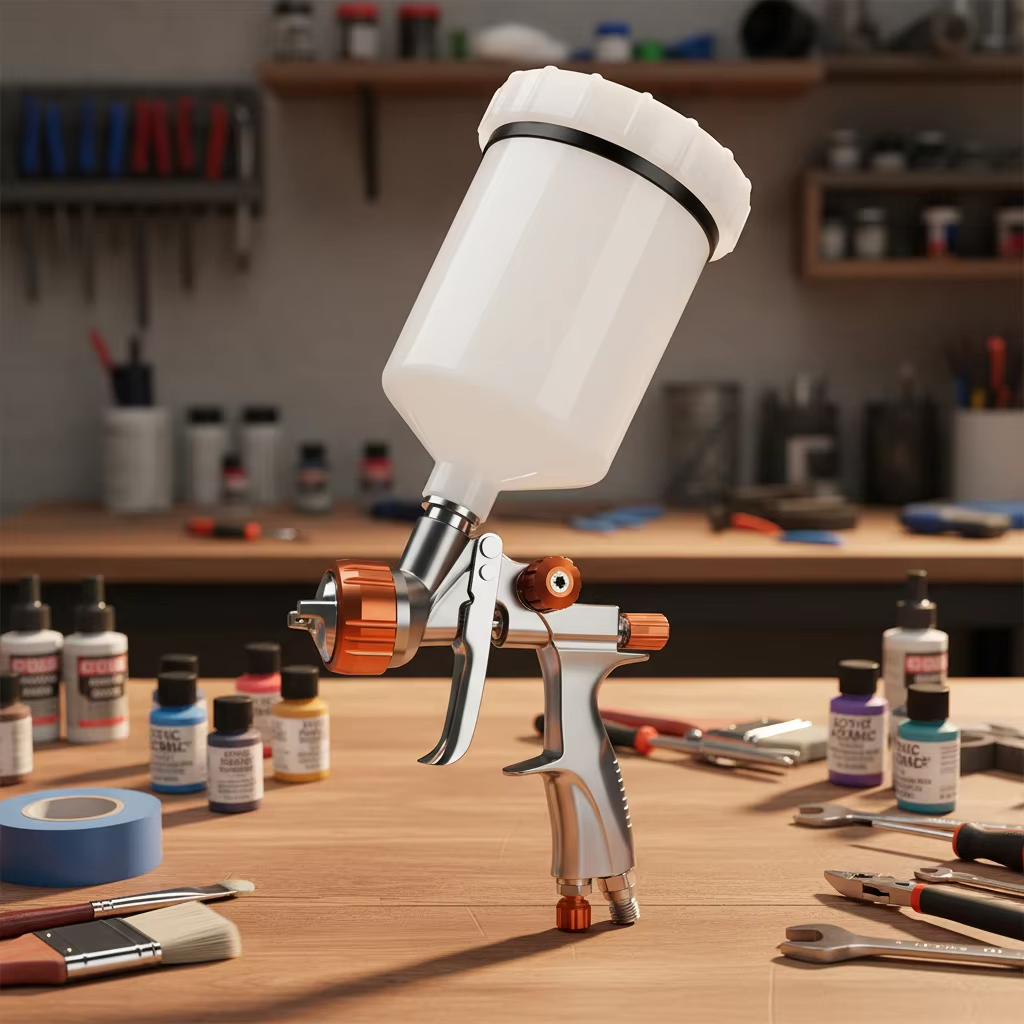 SK-80 LVLP Spray Gun Gravity Feed Automotive Paint Refinish Tool