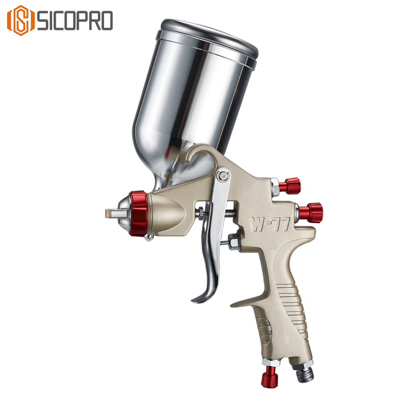 W-77 Top Feed Champagne Gold LVLP Spray Gun – Gravity Air Paint Gun