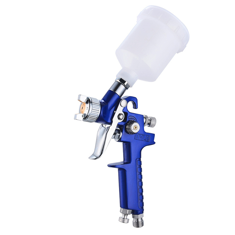 H-827P + H-2000P LVLP Spray Gun Kit with MF-07 Regulator & MF-01 Filter – 0.8/1.4/1.7mm Nozzles + Full Accessories