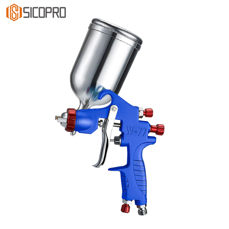 W-77 Top Feed LVLP Spray Gun – Gravity Feed Air Paint Sprayer