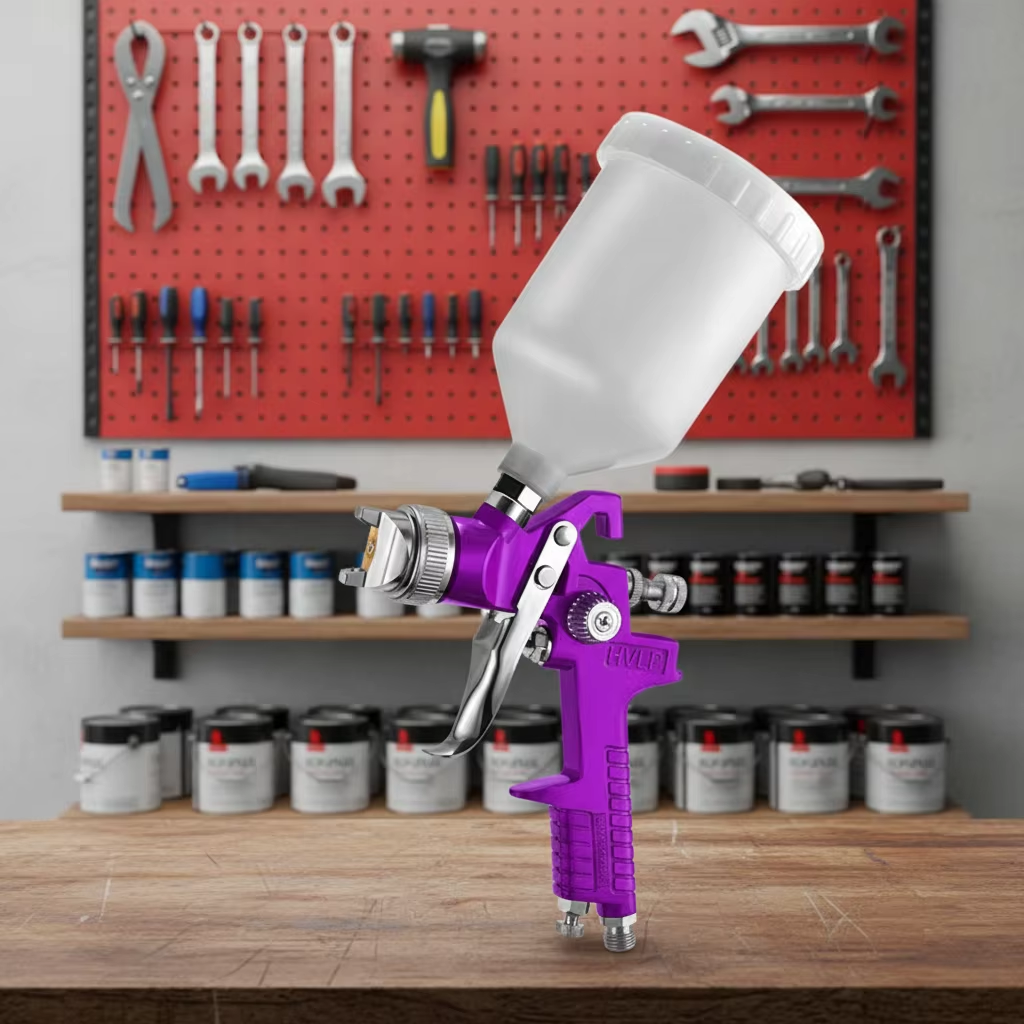 H-827P LVLP Spray Gun Professional Gravity Paint Sprayer (Link 5)