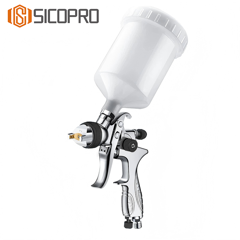 887‑Black LVLP Gravity Feed Spray Gun