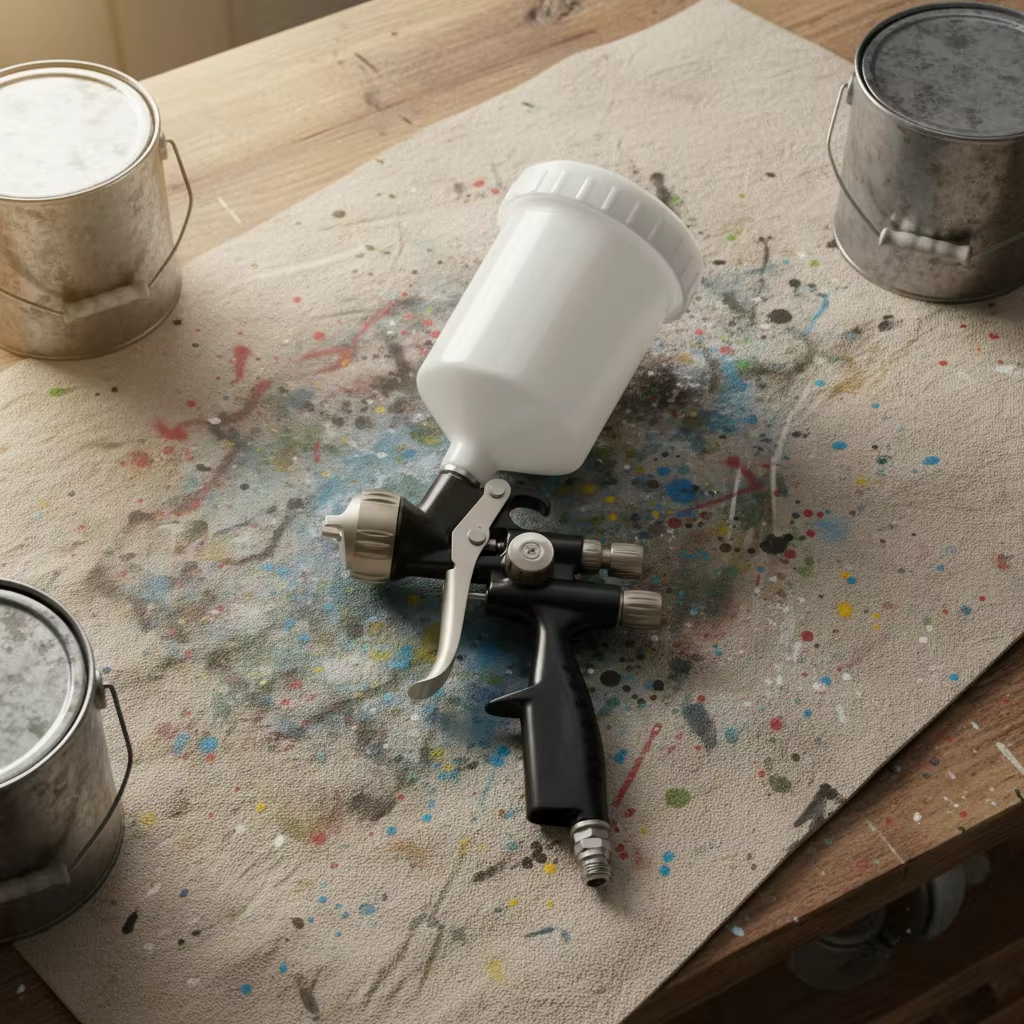 Professional SK-2001 LVLP Spray Gun Gravity Feed Refinish Paint Tool