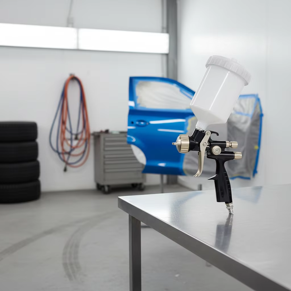 SK-2001 LVLP Gravity Feed Spray Gun for Automotive and Furniture Refinishing