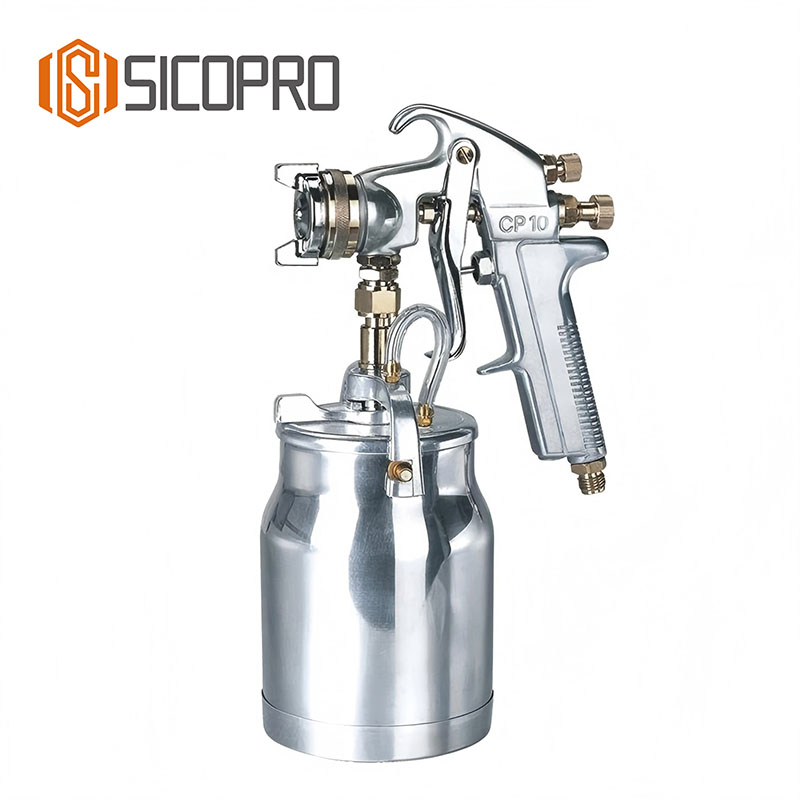 Sicopro CP-10 LVLP Spray Gun with 1L Aluminum Cup – Professional Refinished Painting Gun