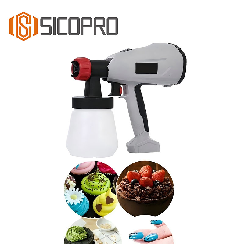 SICOPRO DD002 Multi-Purpose Spray Gun for Cake, Nail, and Food Decoration