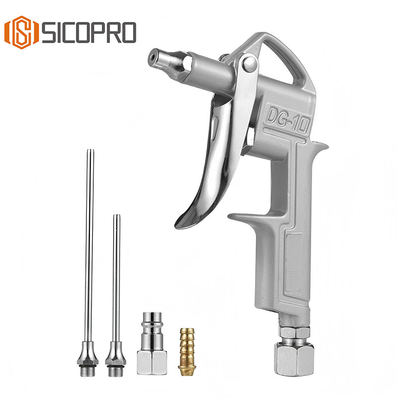 SICOPRO DG-10 Air Blow Gun Kit with Multiple Nozzles