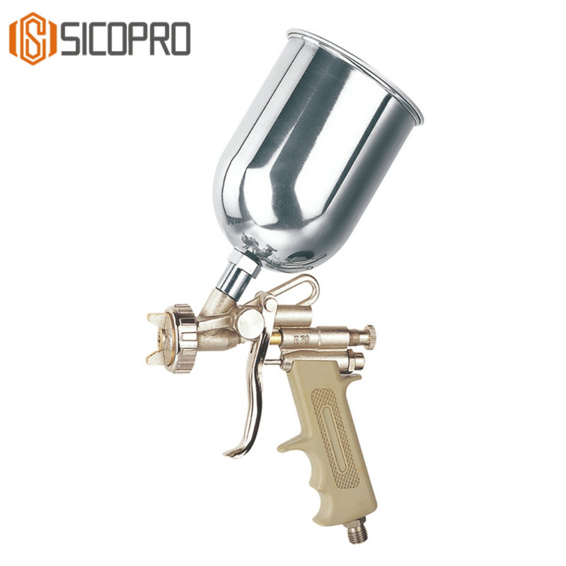 E-70 LVLP Chrome Finish Spray Gun for Refinishing