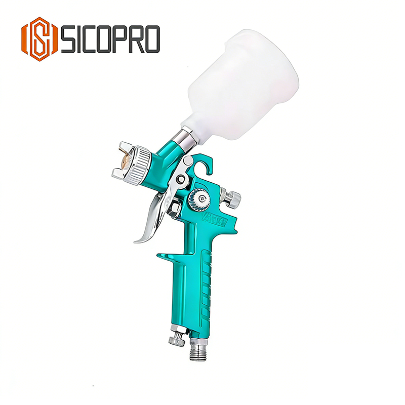 SICOPRO H-2000 Cyan LVLP Gravity Feed Spray Gun