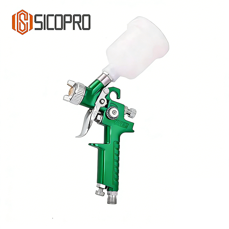 SICOPRO H-2000 Green LVLP Gravity Feed Spray Gun