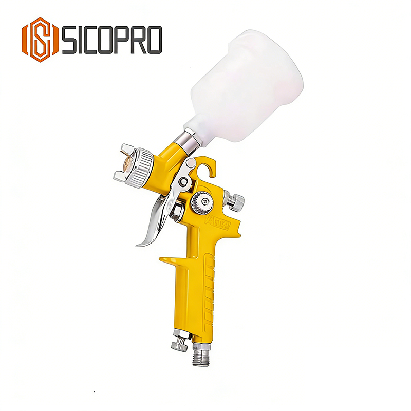 SICOPRO H-2000 Yellow LVLP Gravity Feed Spray Gun