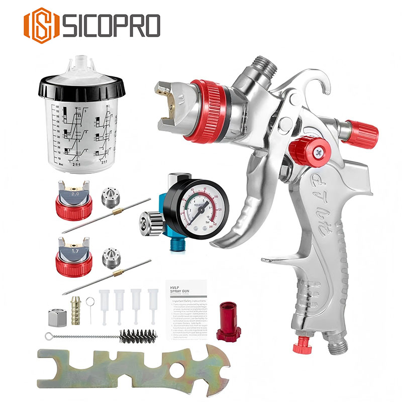 SK-2008 Red Kit LVLP Spray Gun for Industrial Use