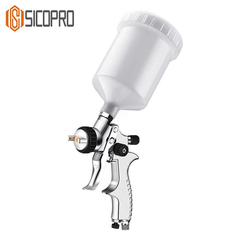 Refinished LVLP Spray Gun SK-2010 - Black Nozzle Adjustment | SICOPRO