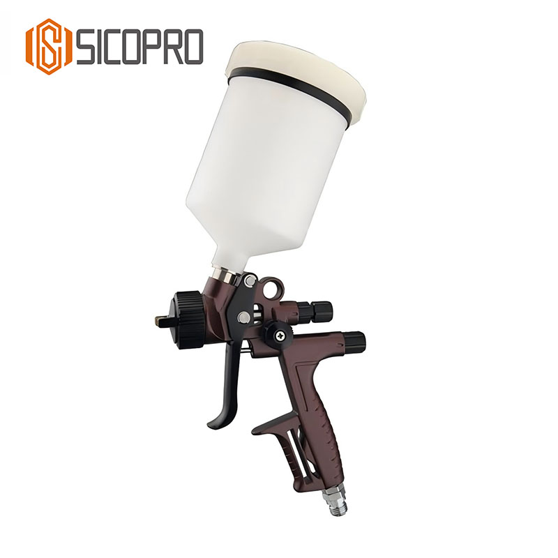 SK-300 LVLP Spray Gun – Gravity Feed Brown Low Pressure Paint Gun