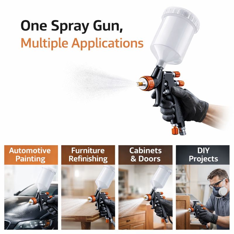 Key Factors That Affect Spray Gun Performance in Automotive Painting