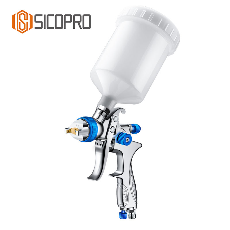 SK-887P LVLP Automotive Refinish Spray Gun - Blue