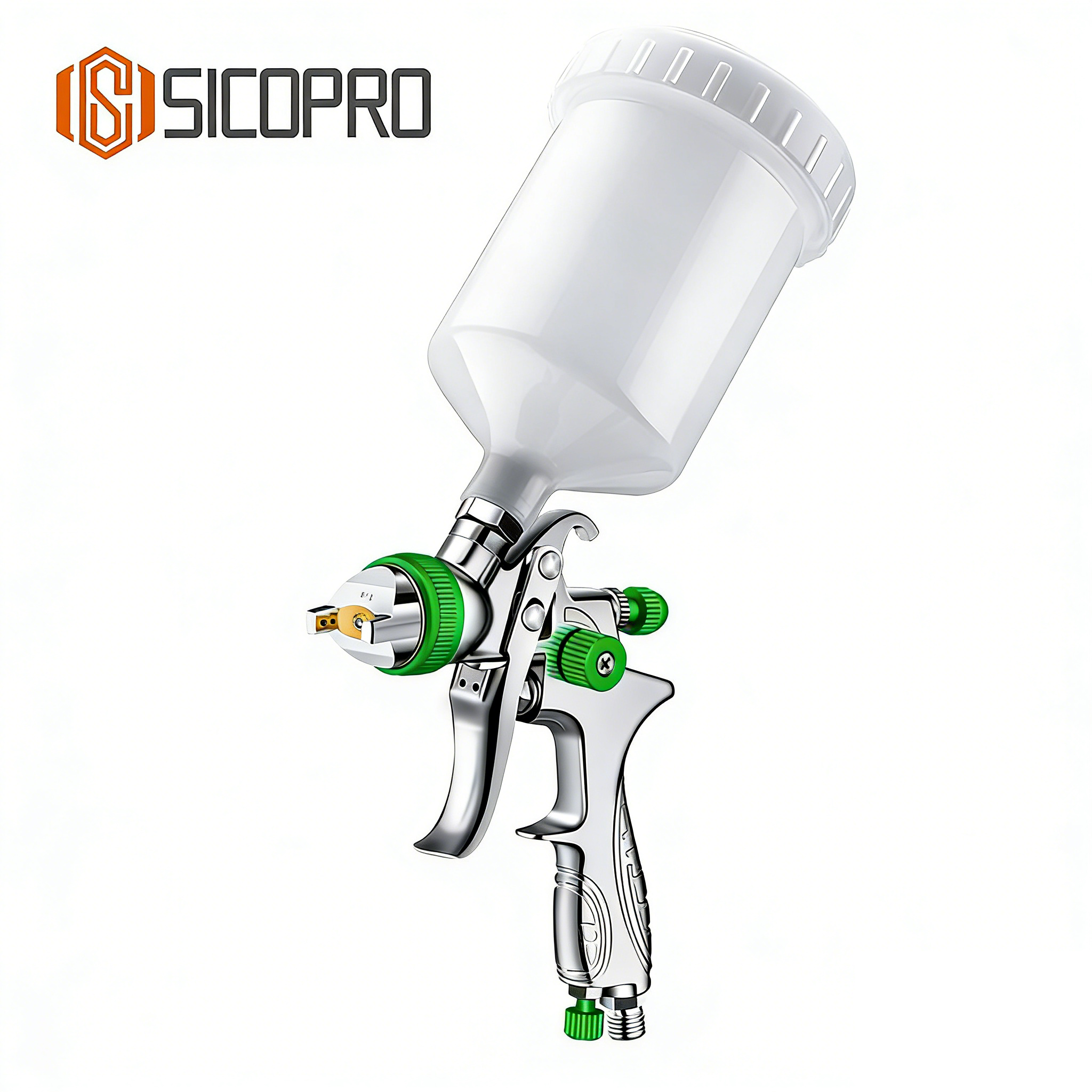 SK-887P LVLP Automotive Refinish Spray Gun - Green