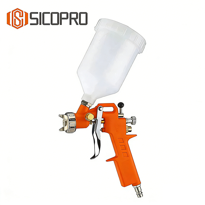 SICOPRO LVLP Gravity Feed Spray Gun - Orange