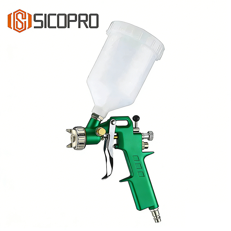 SICOPRO LVLP Gravity Feed Spray Gun - Green