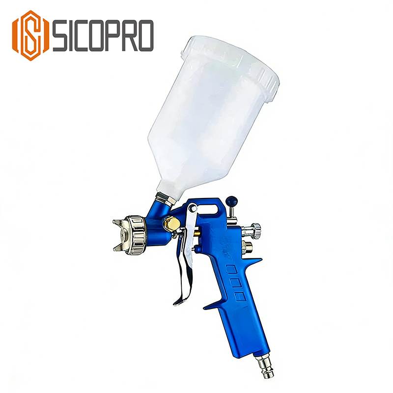 SICOPRO LVLP Gravity Feed Spray Gun - Blue